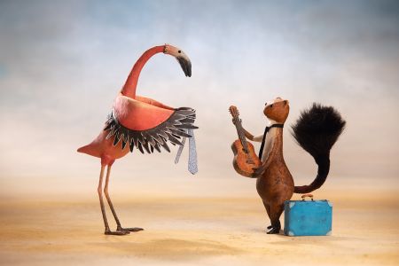 EINE GITARRE AM MEER